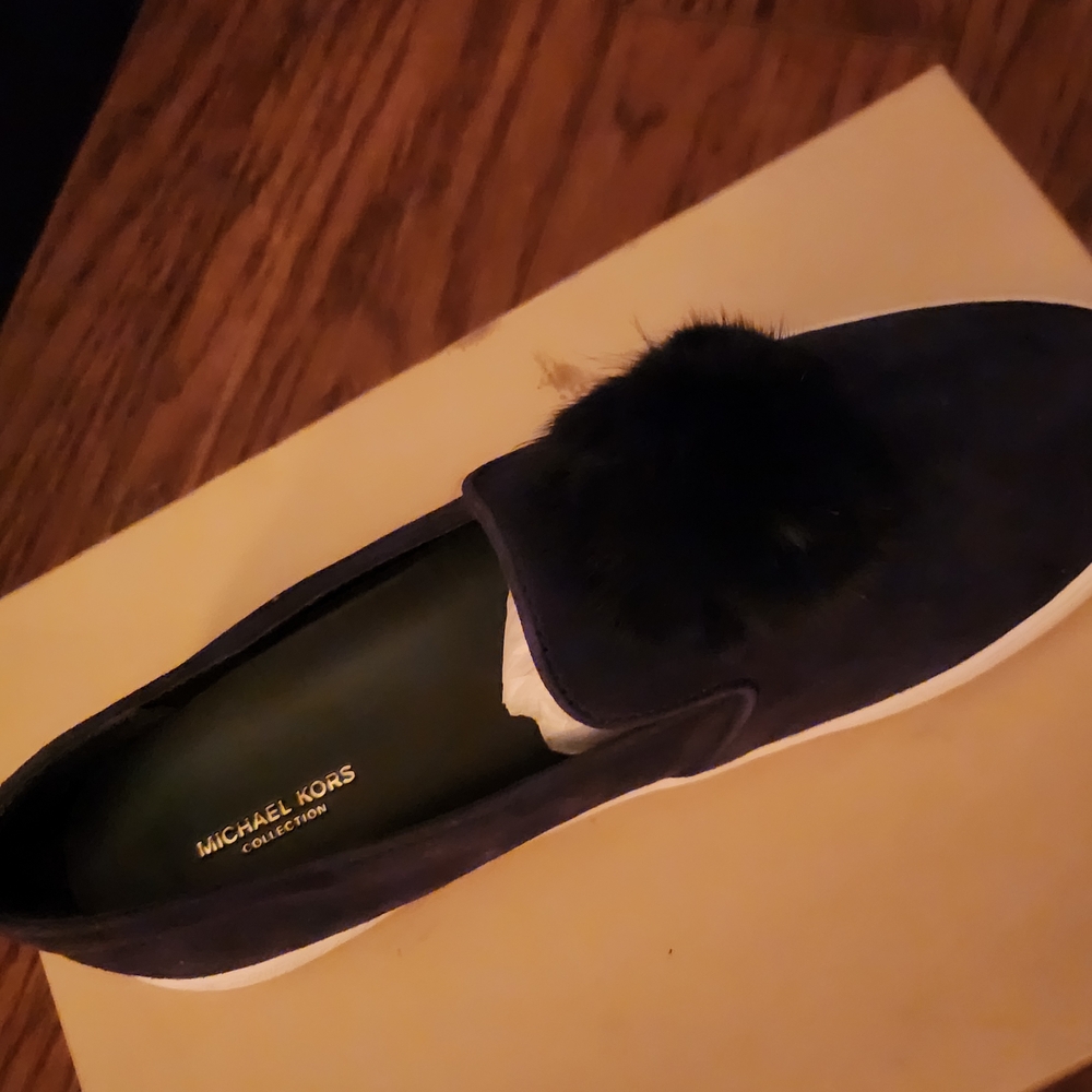 Michael Kors Women's Navy Blue Slip-On Shoes